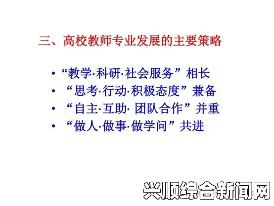 教授养成的实践与研究：探索高等教育中的教学创新与职业发展路径