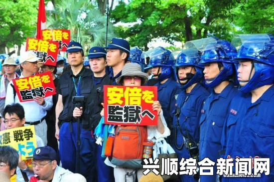 广岛核爆72周年纪念活动，民众游行反对修宪