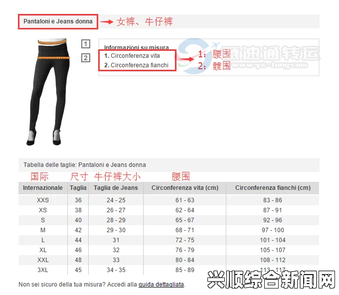 探索欧洲尺码专线：精准选择适合你的时尚服装尺寸指南
