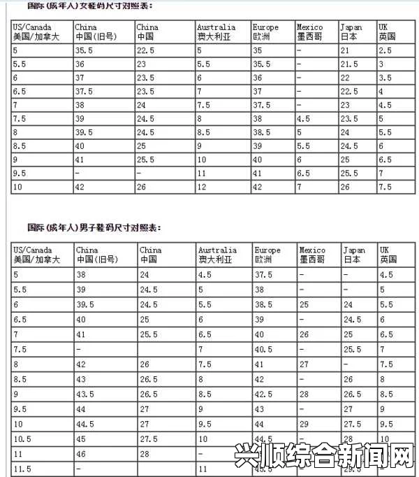 色戒详细资料欧洲码与亚洲码鞋码的差异解析，了解这些帮助你选对鞋子尺寸！