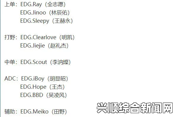 EDG厂长退役及俱乐部人员重大变动公告，电竞界的重磅消息！