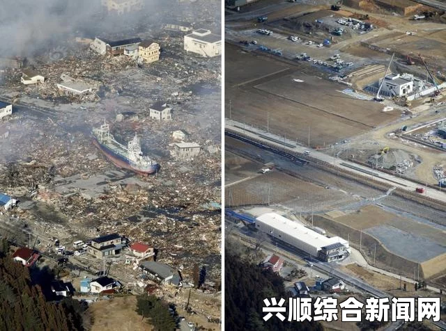 日本大地震五周年重建进行时，今昔对比组图回顾