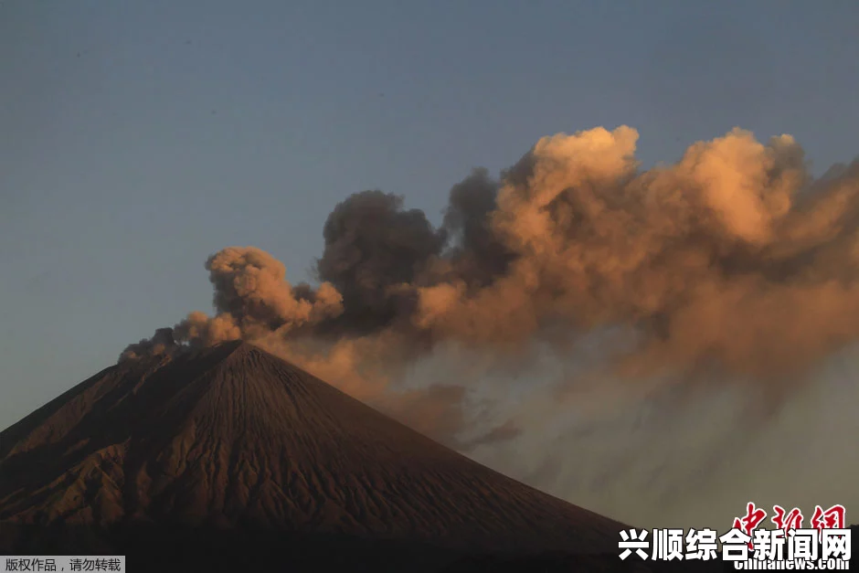 尼加拉瓜休眠110年火山喷发现场，破晓前隆隆作响（图）