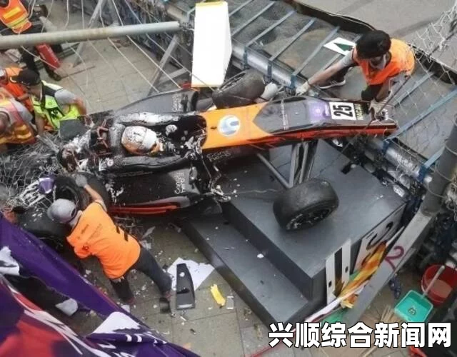 （FIA）F3世界杯澳门正赛发生赛车事故，女车手失控飞出赛道