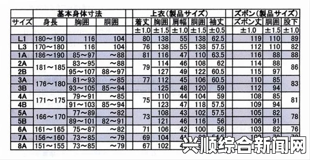 欧洲尺码与日本尺码专线17c如何对应中文汉字尺码？详解不同尺码之间的转换关系与选择建议