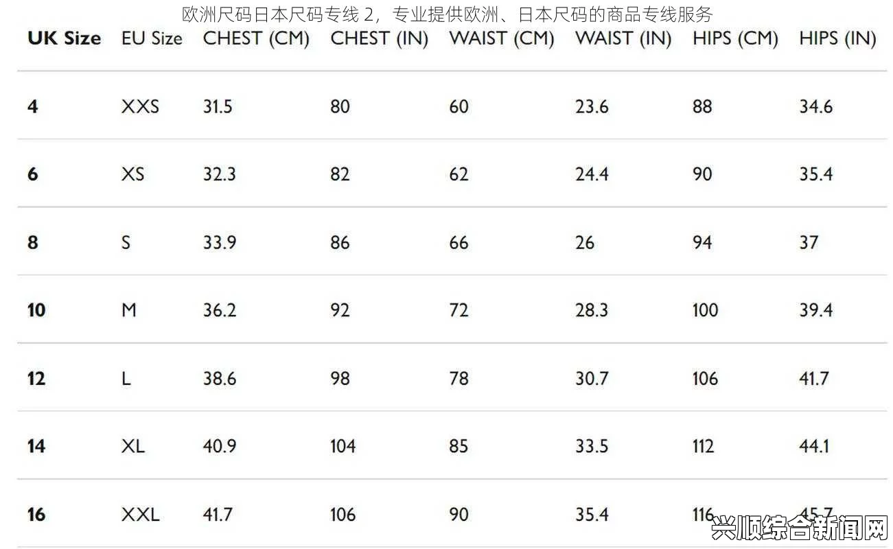 欧洲尺码与日本尺码差异及解决方法：如何避免尺码不合适带来的购物困扰，掌握正确转换技巧轻松选购