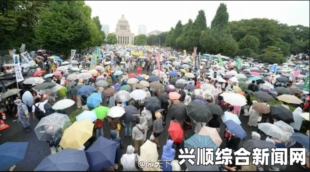 日本万人冒雨抗议“安保法”含中学生（现场图）